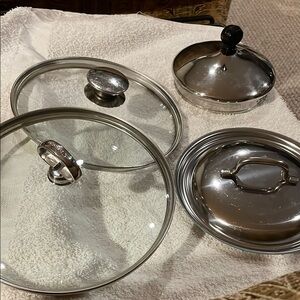 Chantelle Silver Cookware Lids Set for Kitchen